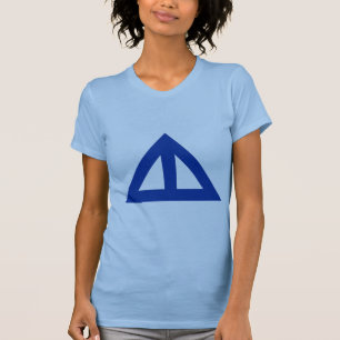 T-shirts Seta triangular dividida