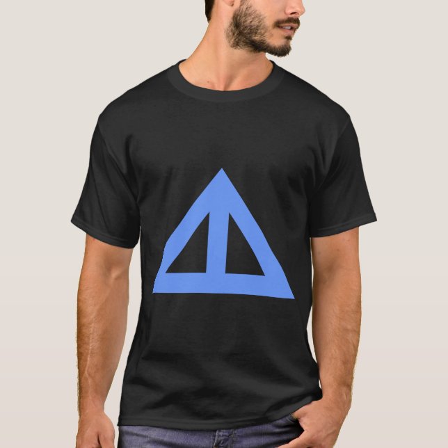 T-shirts Seta Triangular Dividida (Frente)
