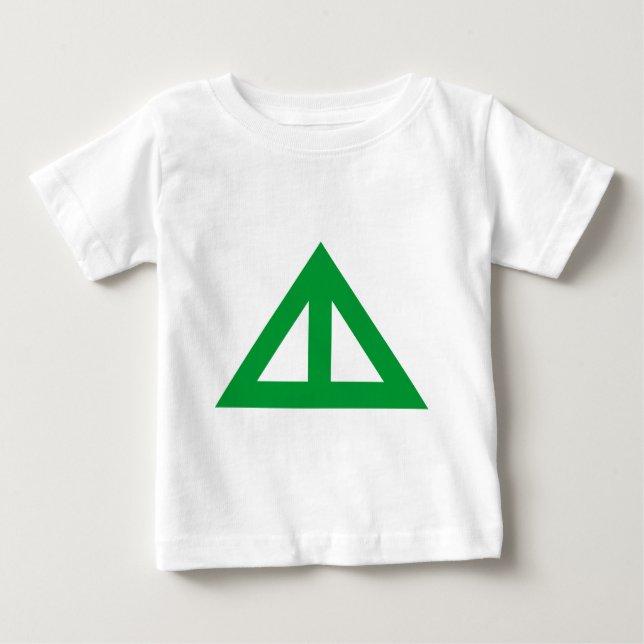 T-shirts Seta Triangular Dividida (Frente)