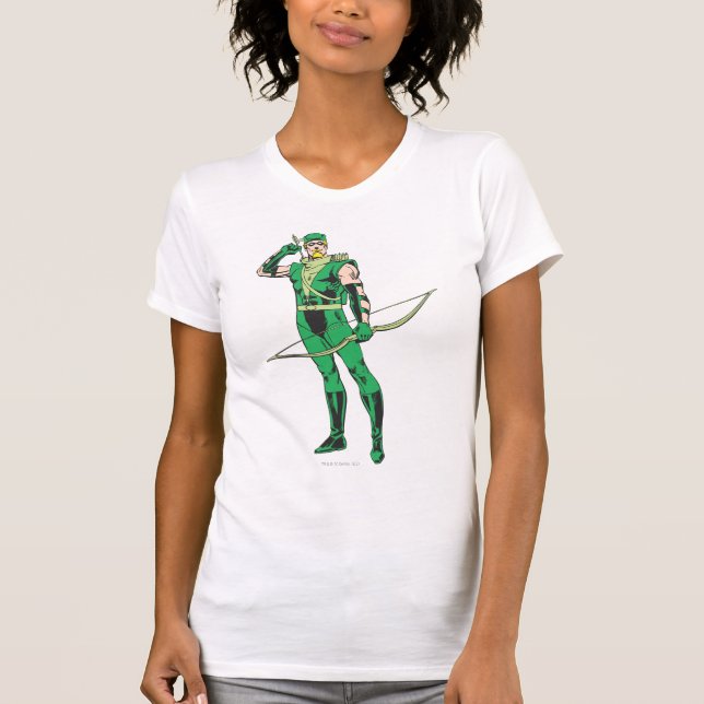 T-shirts Seta Verde com Destino (Frente)