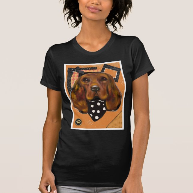 T-shirts Setter Irlandês (Frente)