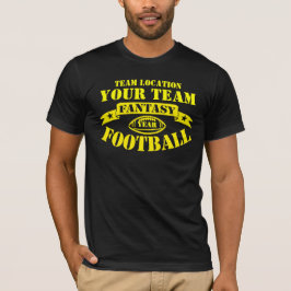 T-SHIRTS SEU ANO DO FUTEBOL DA FANTASIA DA EQUIPE