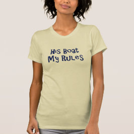 T-shirts Seu barco minhas regras