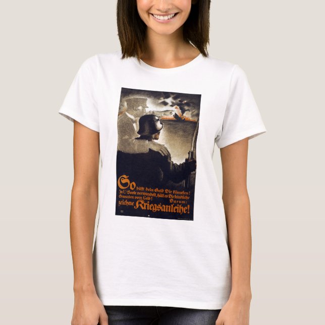 T-shirts Seu dinheiro ajuda a lutar contra você (Frente)