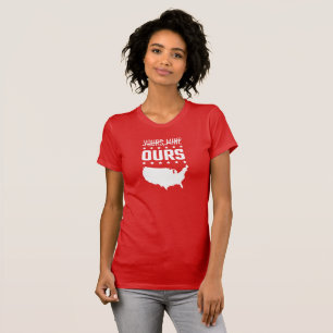 T-shirts Seu, mina, nossas camisola de alças - mapa