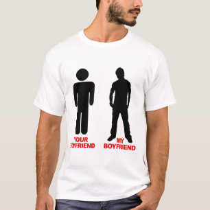 T-shirts Seu namorado. Meu noivo