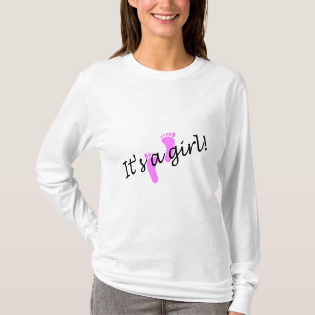 T-shirts Seu uma menina (Frente)