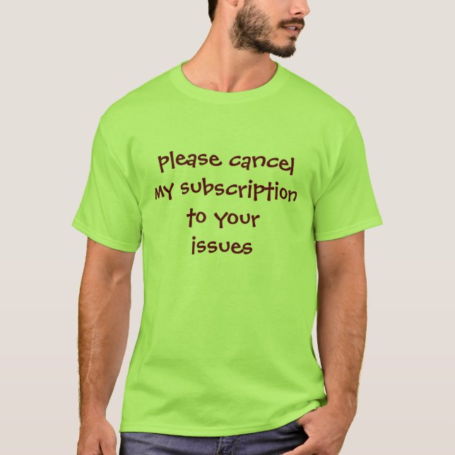 T-shirts seus problemas (Frente)