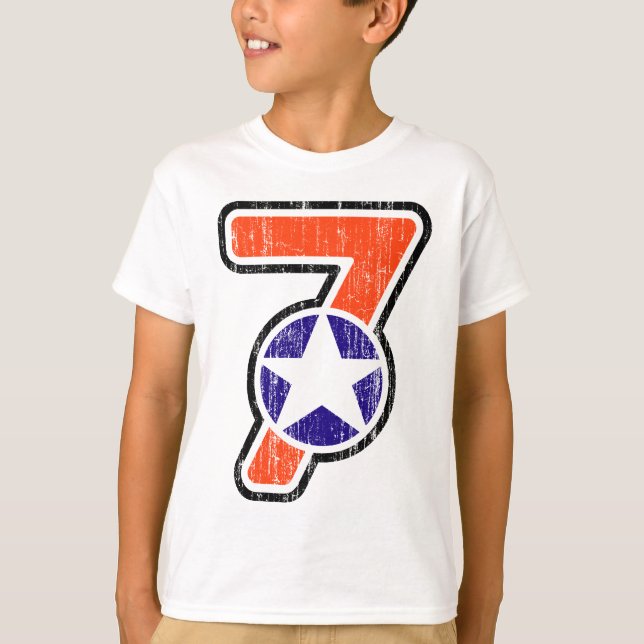 T-shirts SEVEN STAR B (Vintage) (Frente)