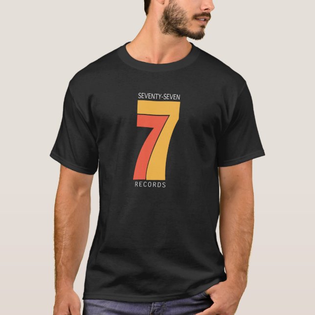 T-shirts Seventy-Seven Recordes (Frente)