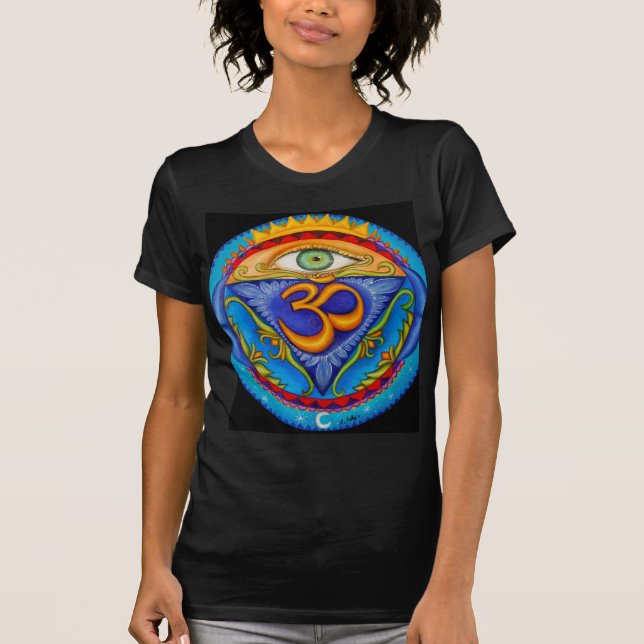 T-shirts Sexto chakra, terceiro olho (Frente)