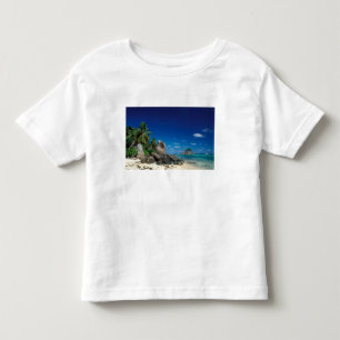 T-shirts Seychelles, Ilha de Mahe, Praia de Anse Royale.
