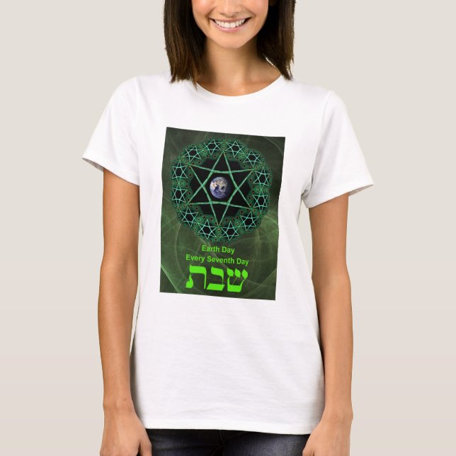 T-shirts Shabbat - Dia da Terra (Frente)