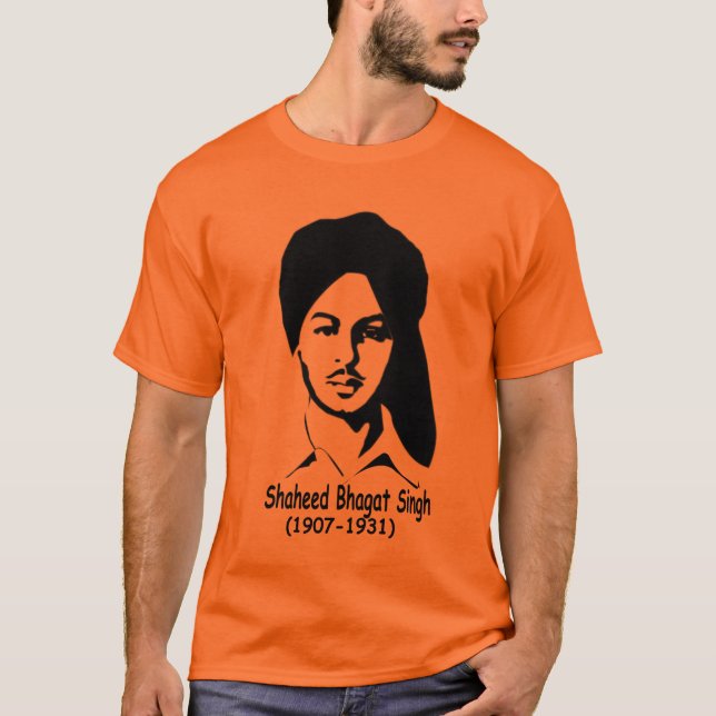 T-shirts Shaheed-e-Azam Bhagat Singh (Frente)