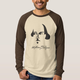 T-shirts Shakespeare simples com assinatura