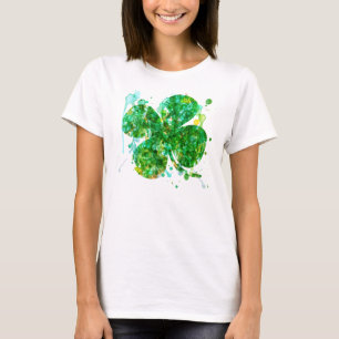 T-shirts Shamrock ou Mulheres Artísticas