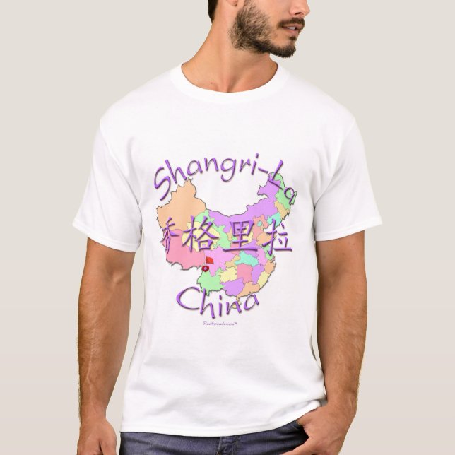 T-shirts Shangri-La China (Frente)