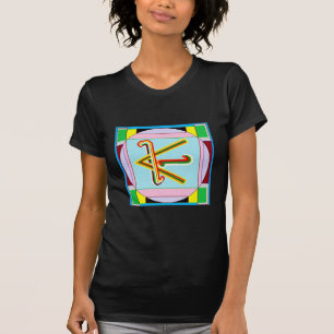 T-shirts Shanti, ou seja, Peace: Karuna Reiki Healing Symbo