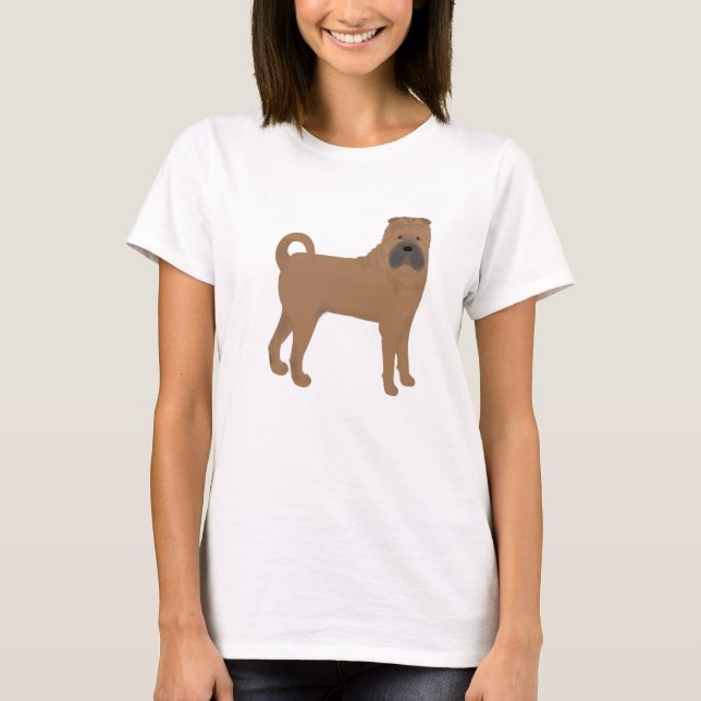T-shirts Shar Pei (Frente)