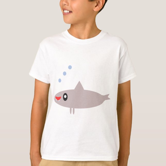 T-shirts Shark Happy (Frente)