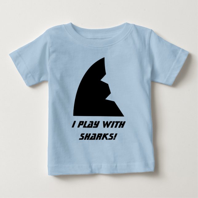 T-shirts Shark Meeple bebé shirt (Frente)