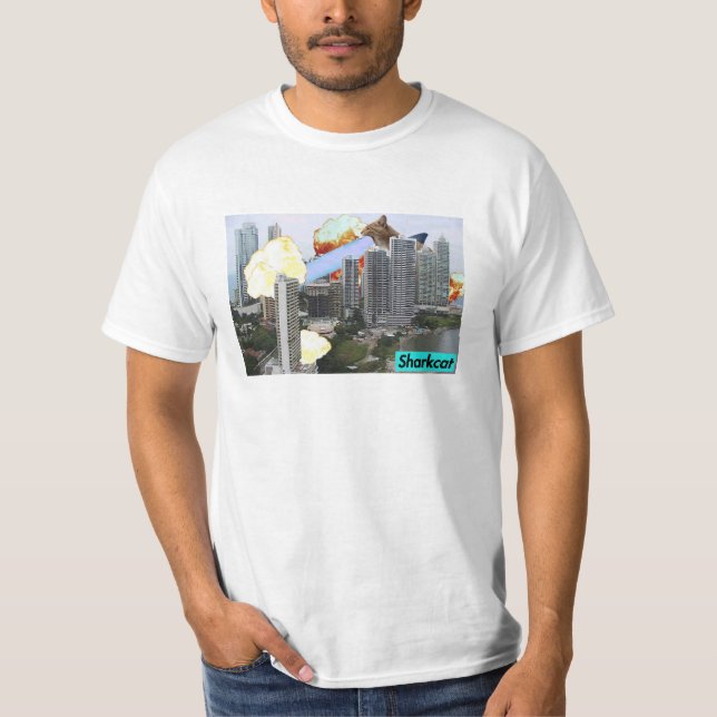 T-SHIRTS SHARKCATZILLA (Frente)