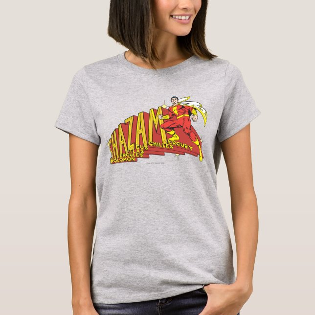 T-shirts Shazam Acronym (Frente)