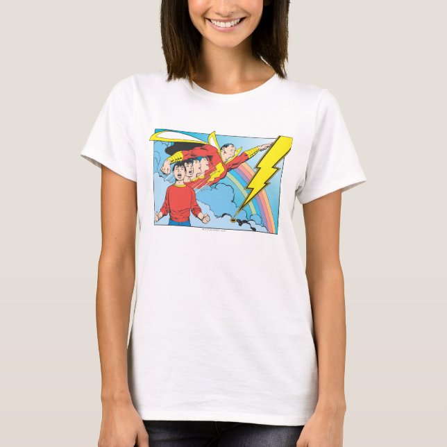 T-shirts SHAZAM/Billy Batson (Frente)