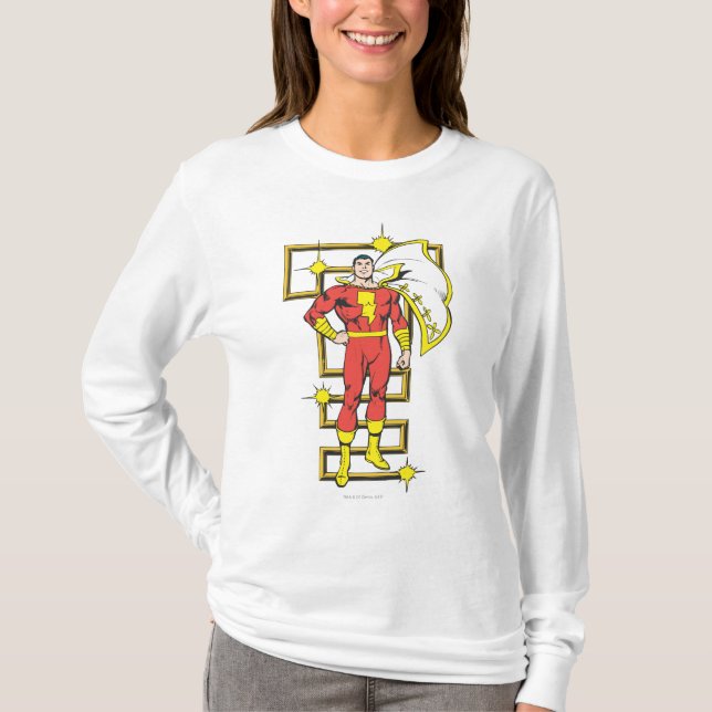 T-shirts SHAZAM Poses (Frente)