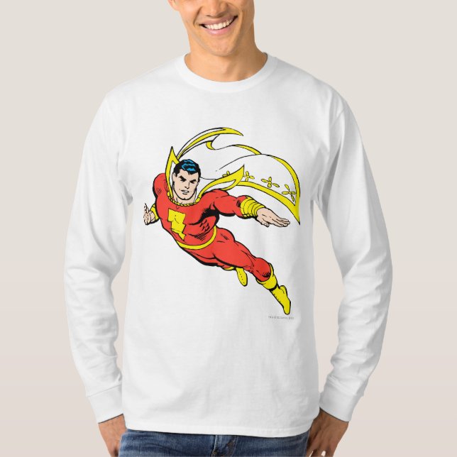 T-shirts Shazam Soaring (Frente)
