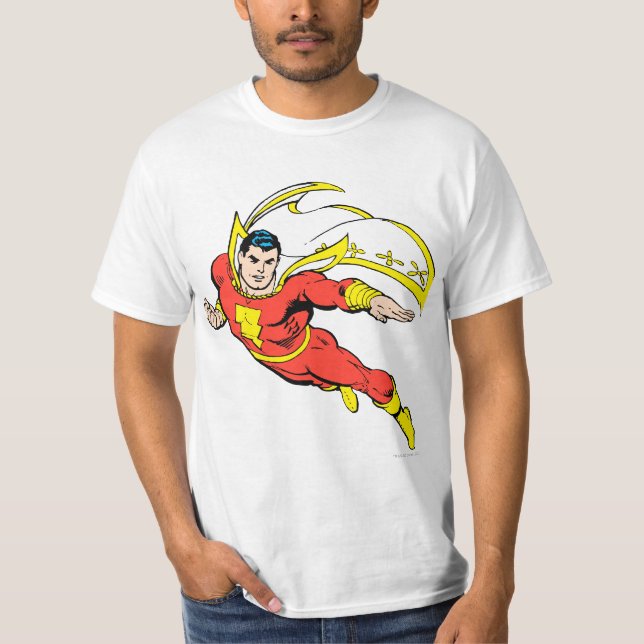 T-shirts Shazam Soaring (Frente)