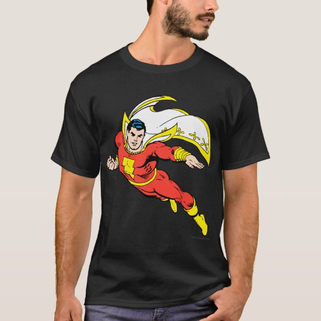 T-shirts Shazam Soaring (Frente)