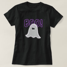 T-shirts Sheer Semi-Transparente Purple Boo Ghost