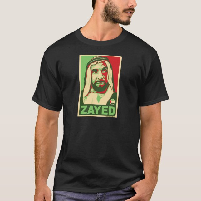 T-shirts Sheikh Zayed Produto (Frente)