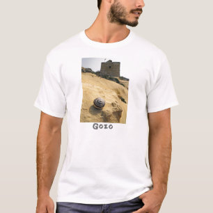 T-shirts Shell e torre, Gozo, Malta