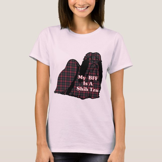 T-shirts Shih Tzu BFF Ofertas (Frente)