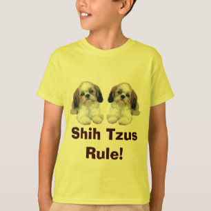 T-shirts Shih Tzu caçoa a regra dos filhotes de cachorro do