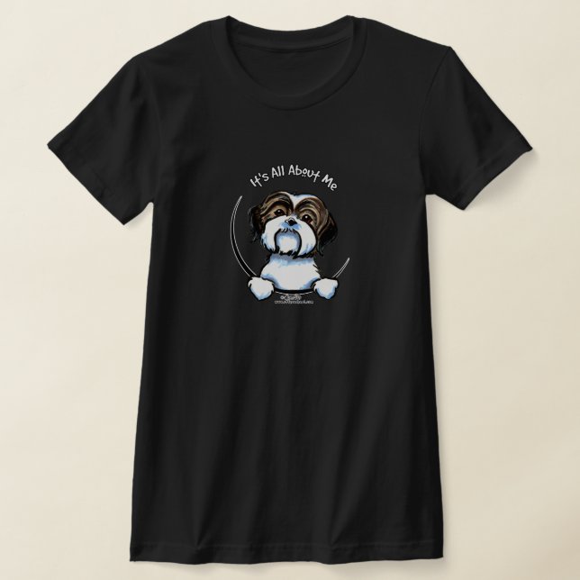T-shirts Shih Tzu É Tudo Sobre Mim (Postura )
