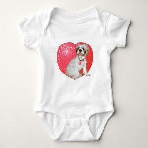 T-shirts Shih Tzu / Lhasa Apso Dia dos Namorados