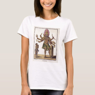 T-shirts Shiva como Virapatren, senhor com o mau
