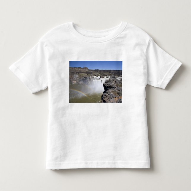 T-shirts Shoshone Falls no rio Cobra em Twin Falls, (Frente)