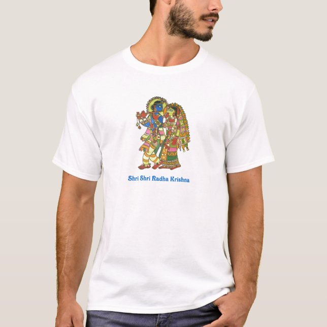 T-shirts Shri Shri Radha Krishna (Frente)