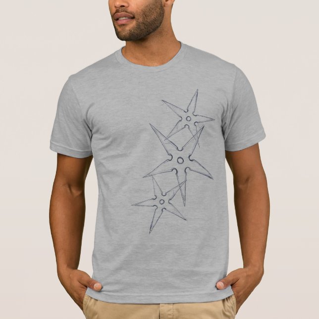 T-shirts Shuriken (Frente)
