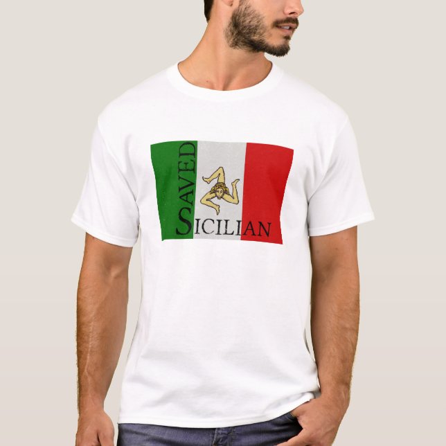 T-shirts Siciliano salvar (Frente)