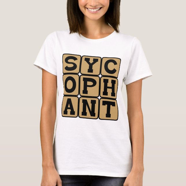 T-shirts Sicofanta, Sim ou Adulador (Frente)