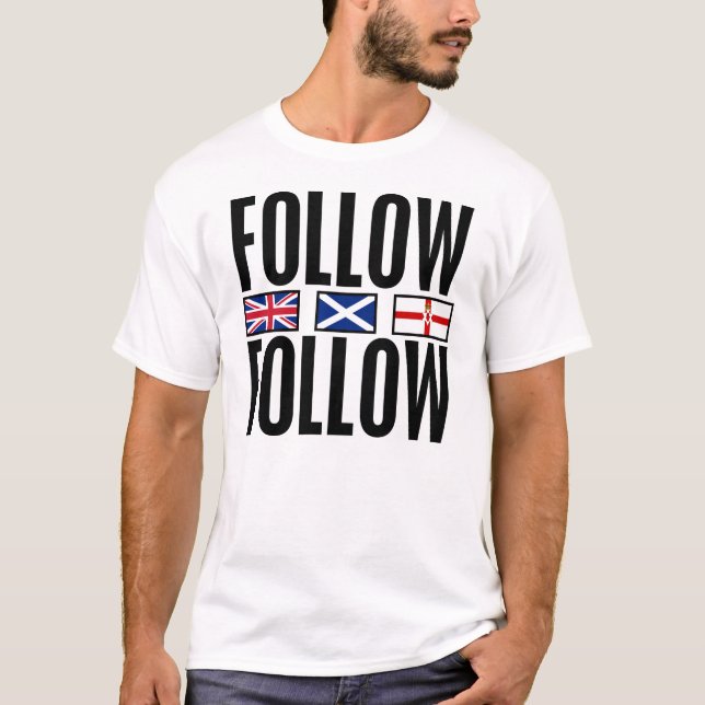 T-shirts Siga 3 bandeiras (Frente)