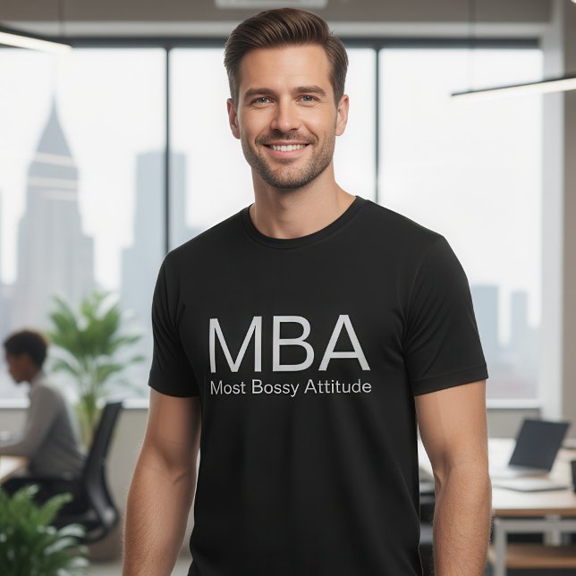 T-shirts Sigla de MBA engraçada (Criador carregado)
