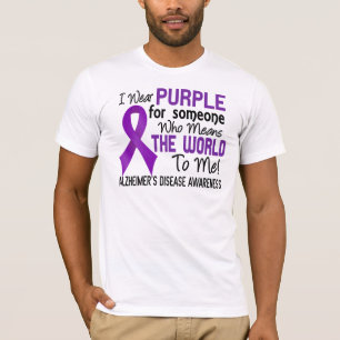 T-shirts Significa-me o mundo a doença de Alzheimer 2
