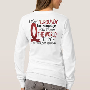 T-shirts Significa-me o mundo mieloma múltiplo