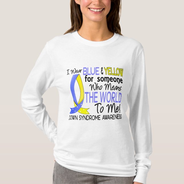 T-shirts Significa-me o mundo Síndrome de Down (Frente)